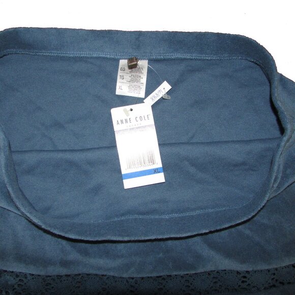 Anne Cole Blue Terry Coverup Skirt - XL - NEW - Picture 5 of 7